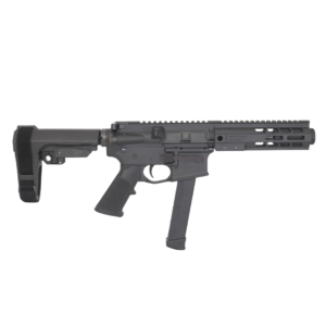 BM-9 Forged 8.5" Barrel, SBA3 Tactical Brace, 7" M-lok Rail Mini Can