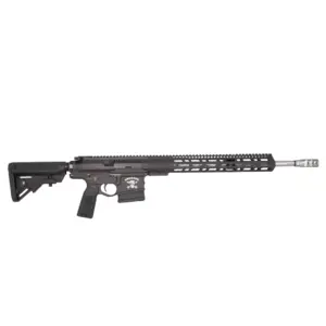BM-10LR Rifle 308 Billet Receiver 18" Barrel Ambidextrous B5 Bravo Stock  TYPE 22 P-GRIP 15" M-Lok Rail Muzzle Brake